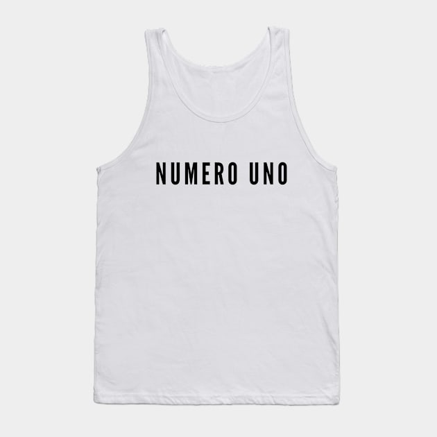 NUMERO UNO Tank Top by boldstuffshop